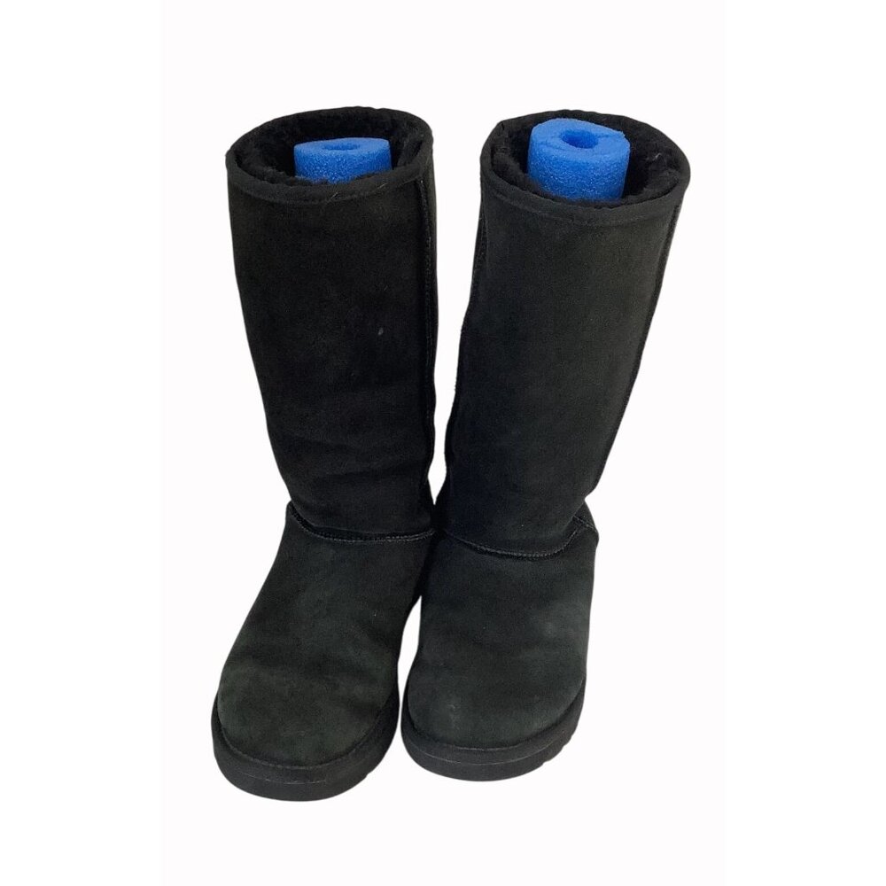 UGG Australia Womens Black Suede Mid-Calf Boots Size 8 - Picture 7 of 10